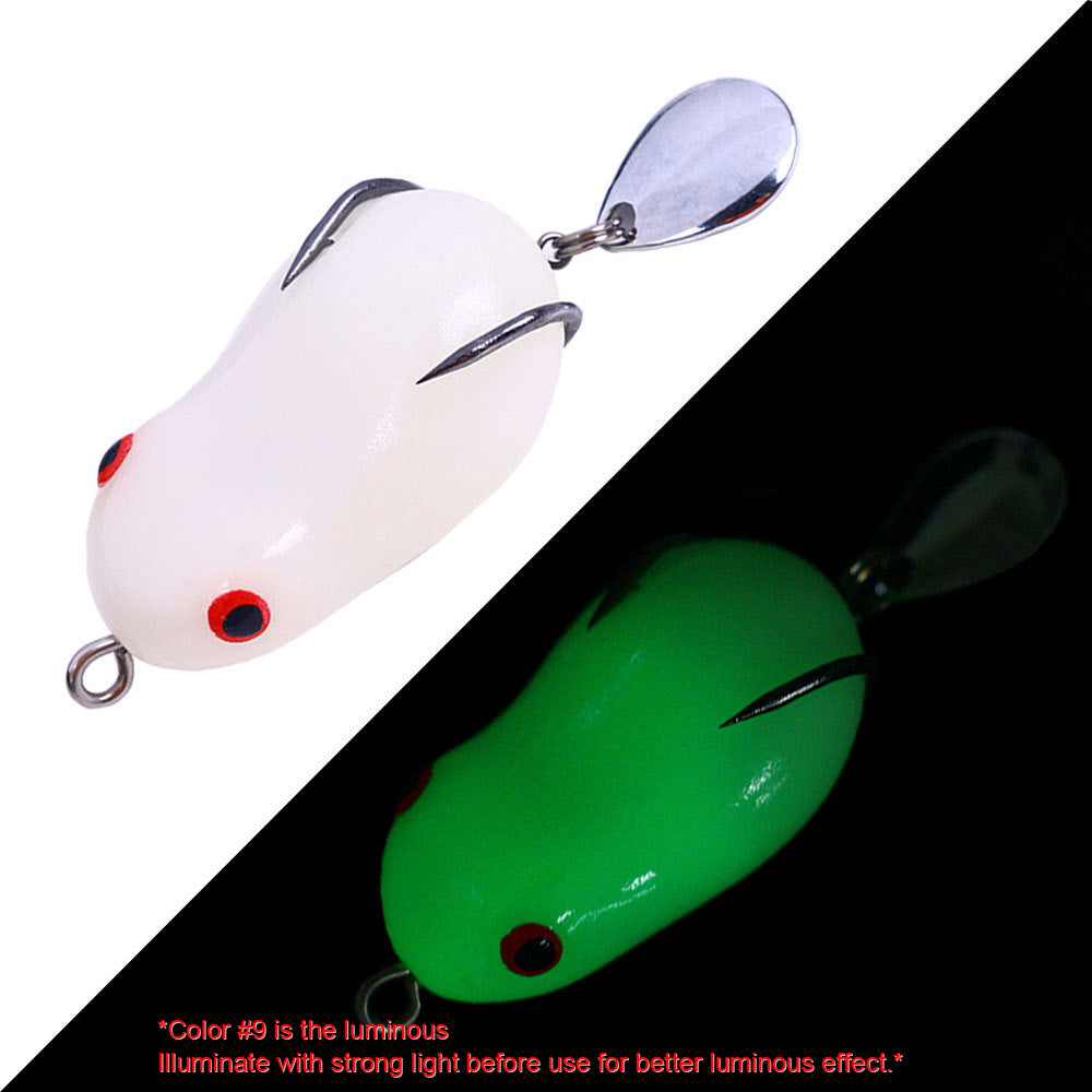 HERCULES Topwater Frog Lure Soft Fishing Lure with Sequin – HERCULES Fishing Tackle