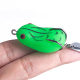 HERCULES Topwater Frog Lure Soft Fishing Lure with Sequin HERCULES