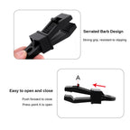 Camping Tent Guyline Clips, Wind Rope Clips, 10-Pack, 5kg Capacity HERCULES Fishing Tackle
