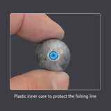 Plastic-Core Olive Inline Sinkers, 10g - 150g HERCULES