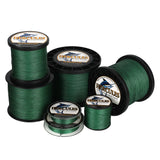 HERCULES Green 12 Strands 10lb-420lb PE Braided Fishing Line 100M-2000M HERCULES