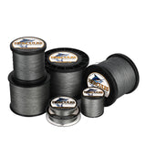 HERCULES Grey 12 Strands 10lb-420lb PE Braided Fishing Line 100M-2000M HERCULES