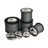 HERCULES 100M-2000M Grey 6lb-100lb PE Braided Fishing Line 4 Strands HERCULES