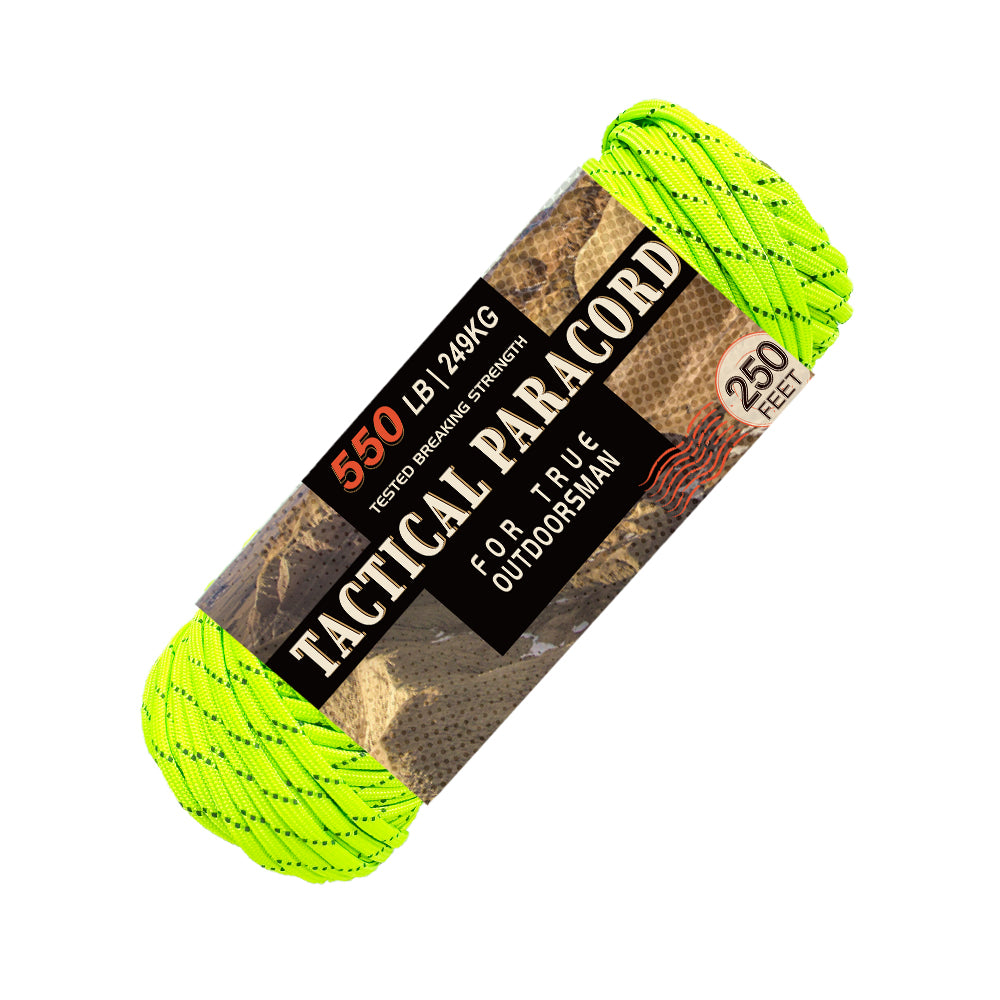 HERCULES 250FT 550 Paracord Rope Heavy Duty Parachute Cord Utility Cord HERCULES