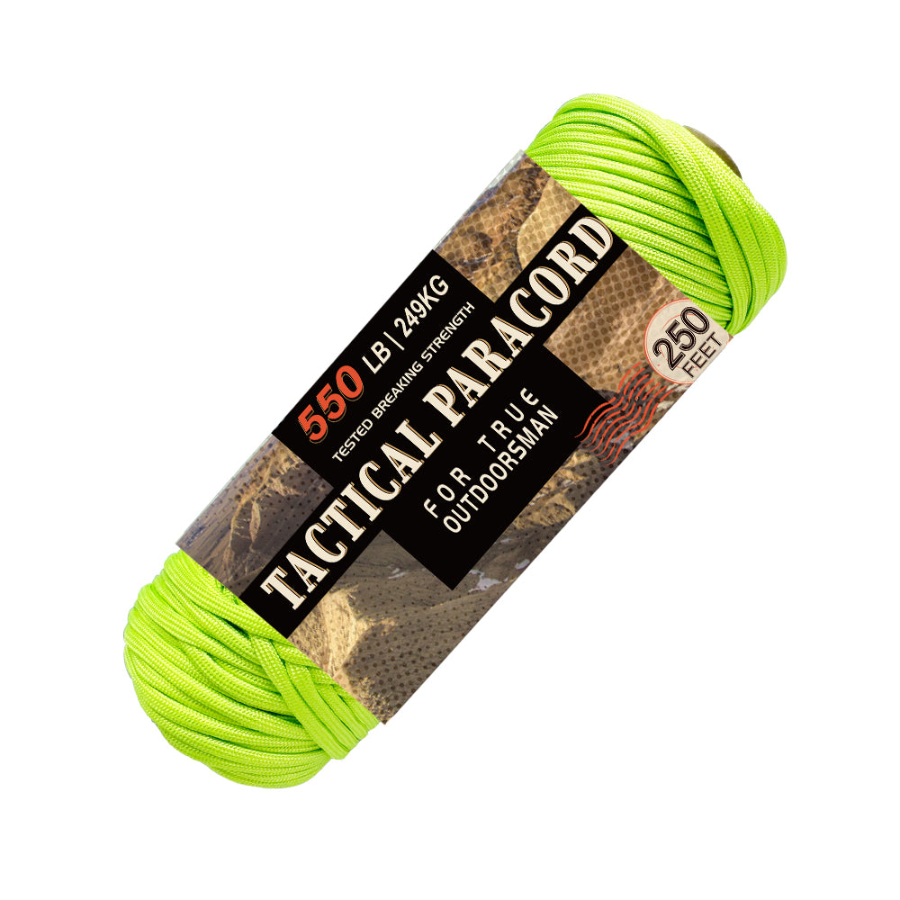 HERCULES 250FT 550 Paracord Rope Heavy Duty Parachute Cord Utility Cord HERCULES