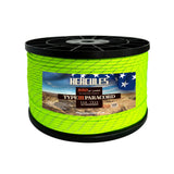HERCULES Reflective 550 Paracord Neon Green for Camping Rope Type III Parachute Cord HERCULES