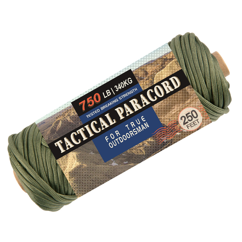 HERCULES 750 Paracord Rope 4mm Parachute Rope 250FT HERCULES