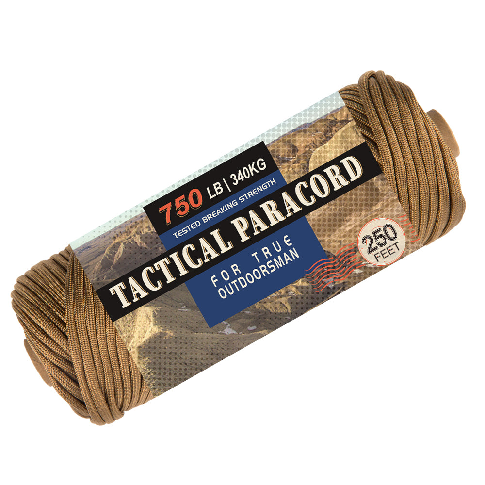 HERCULES 750 Paracord Rope 4mm Parachute Rope 250FT HERCULES