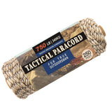 HERCULES 750 Paracord Rope 4mm Parachute Rope 250FT HERCULES