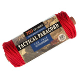 HERCULES 750 Paracord Rope 4mm Parachute Rope 250FT HERCULES