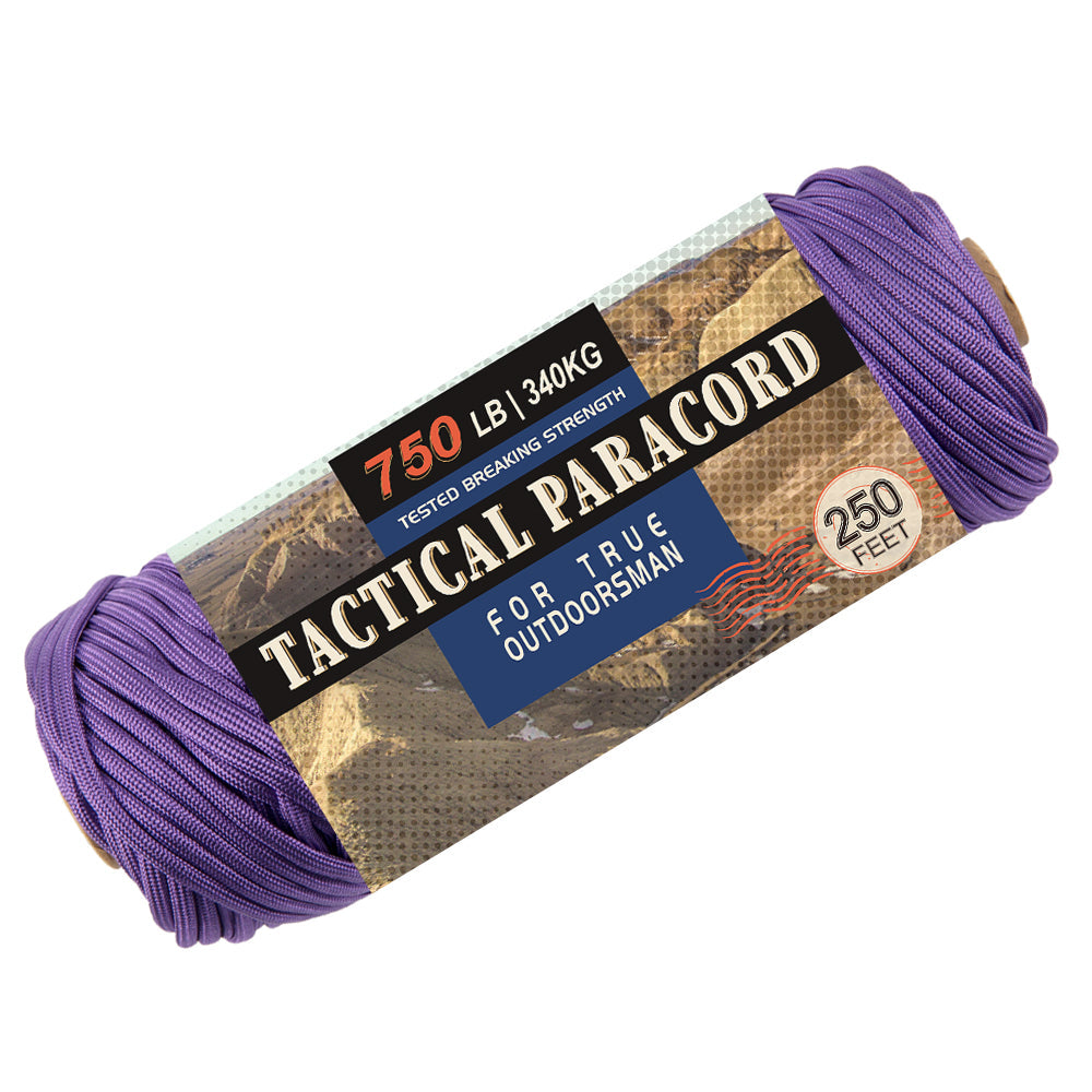 HERCULES 750 Paracord Rope 4mm Parachute Rope 250FT HERCULES