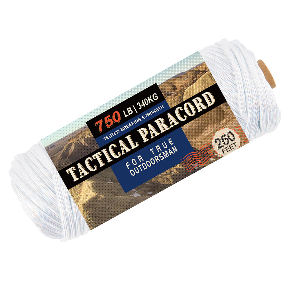 HERCULES 750 Paracord Rope 4mm Parachute Rope 250FT HERCULES