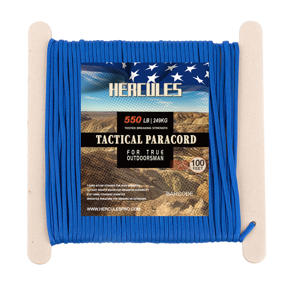HERCULES 100FT 550 Paracord Rope Heavy Duty Parachute Cord Utility Cord HERCULES
