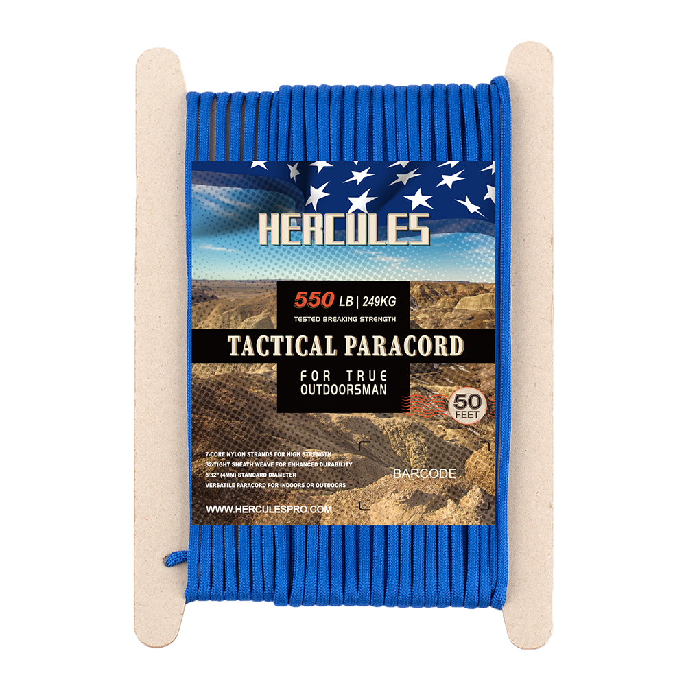 HERCULES 50FT 550 Paracord Rope Heavy Duty Parachute Cord Utility Cord HERCULES