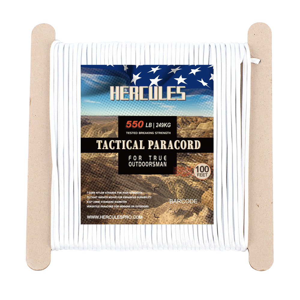 HERCULES 100FT 550 Paracord Rope Heavy Duty Parachute Cord Utility Cord HERCULES