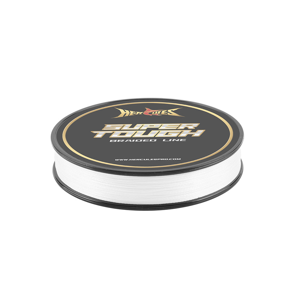 HERCULES SUPER TOUGH White Braided Fishing Line HERCULES