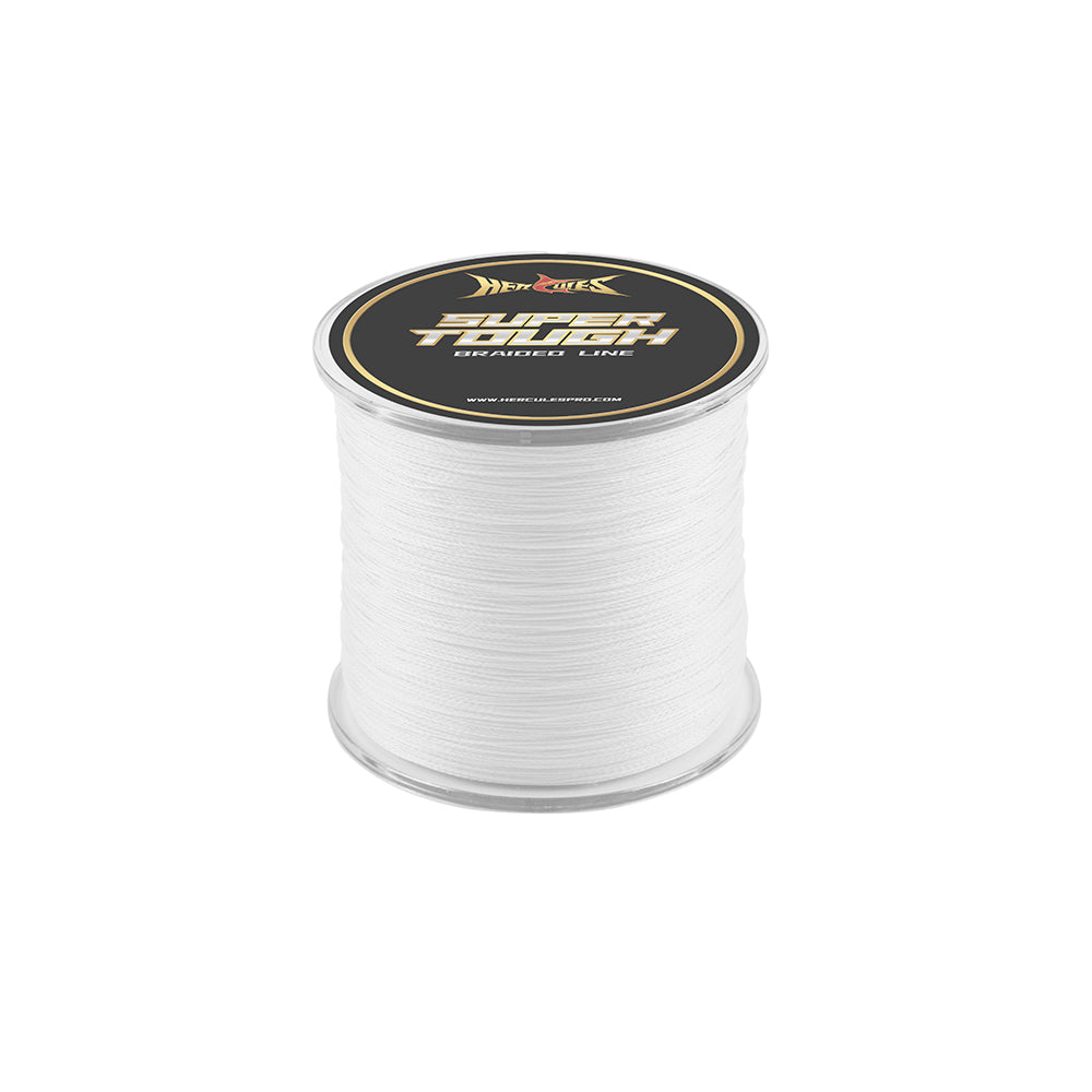 HERCULES SUPER TOUGH White Braided Fishing Line HERCULES