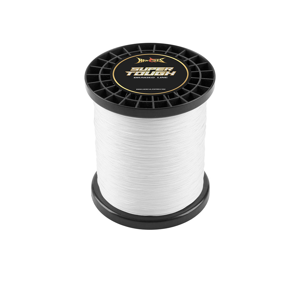 HERCULES SUPER TOUGH White Braided Fishing Line HERCULES