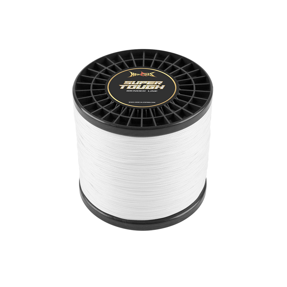 HERCULES SUPER TOUGH White Braided Fishing Line HERCULES