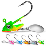 Spinner Jig Head with Paddle Tail & Soft Swimbait 5pcs HERCULES