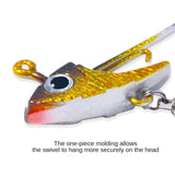 Spinner Jig Head with Paddle Tail & Soft Swimbait 5pcs HERCULES