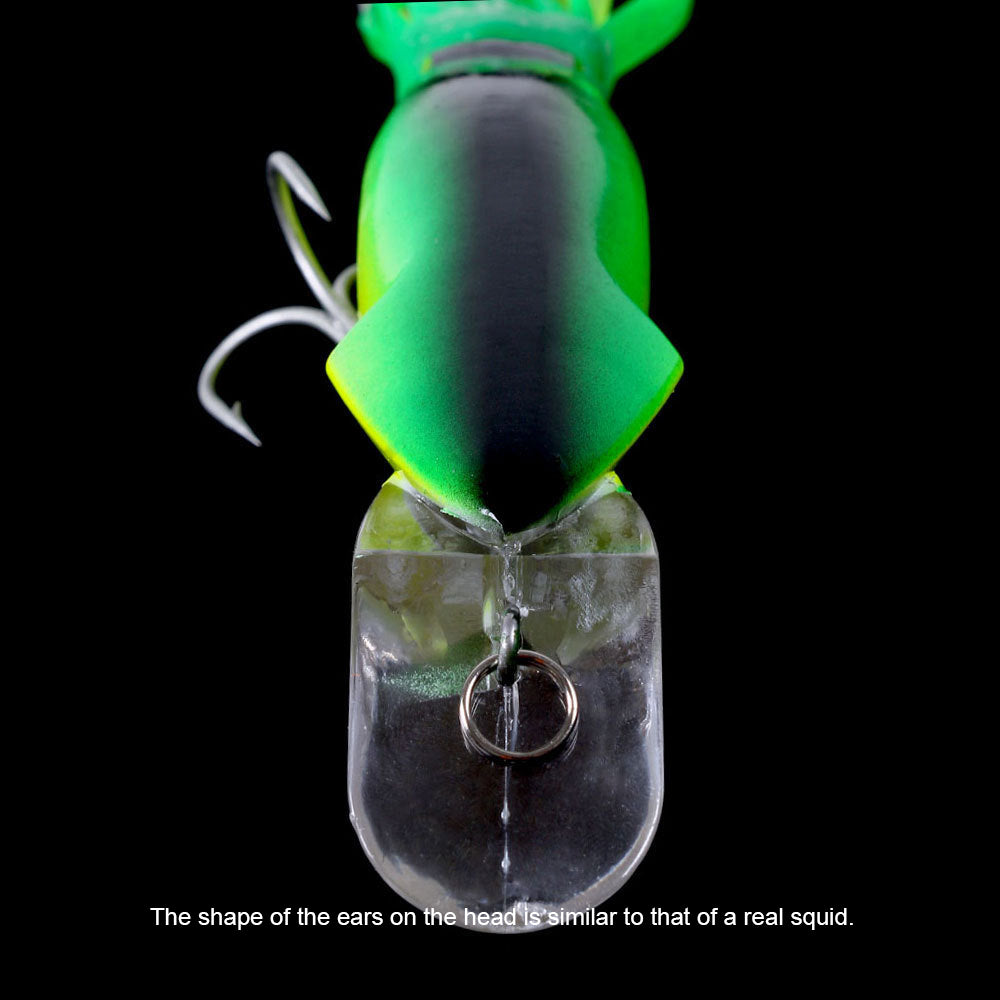 HERCULES 5.5inches Simulation Squid Baits Topwater Fishing Lure HERCULES