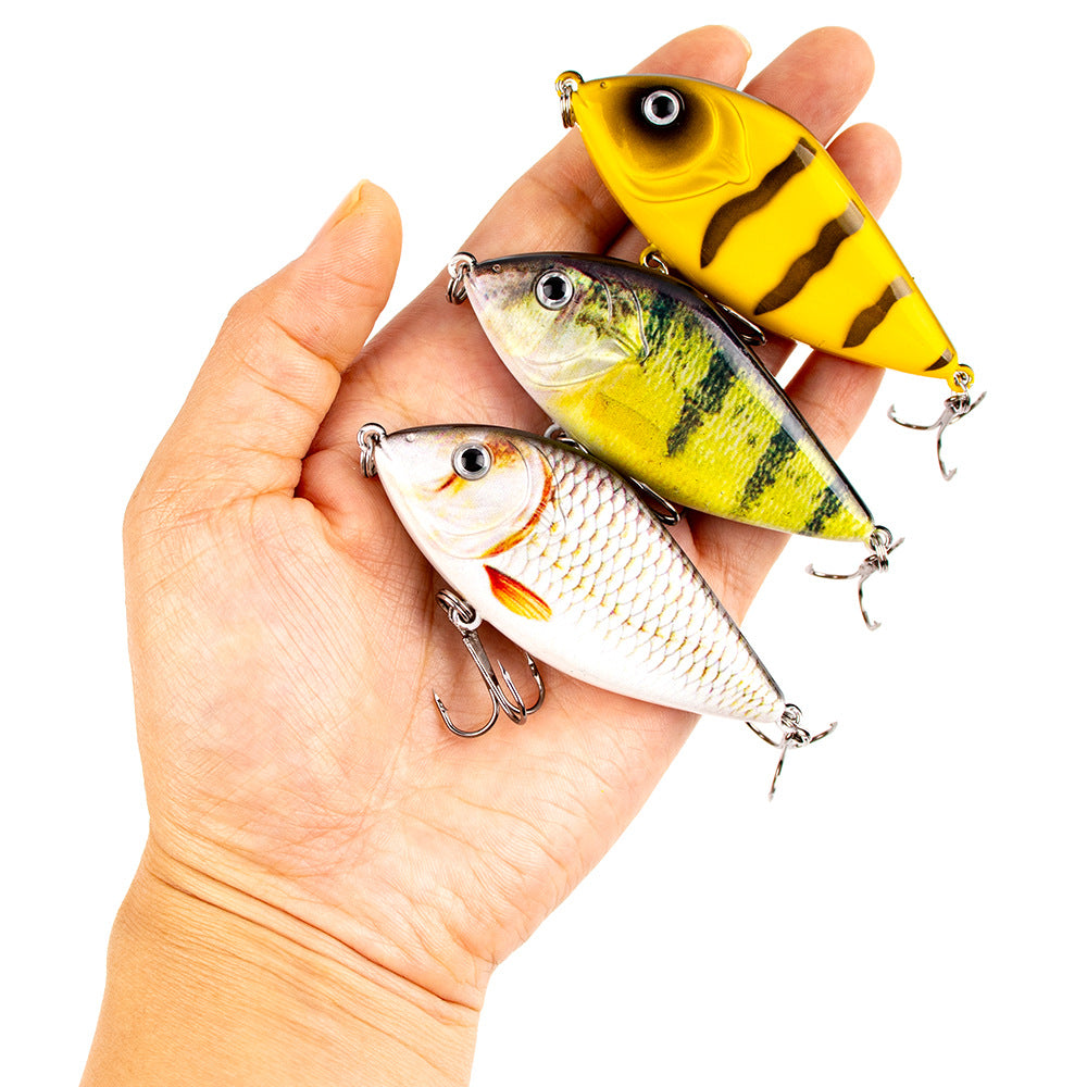 2.75" Jerkbait Fishing Lure Hard Bait with Rattling Steel Balls HERCULES