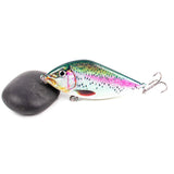 2.75" Jerkbait Fishing Lure Hard Bait with Rattling Steel Balls HERCULES