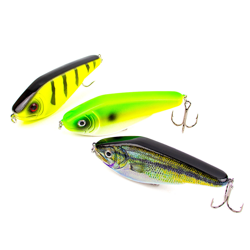 3.54" Jerkbait Fishing Lure Hard Bait with Rattling Steel Balls HERCULES