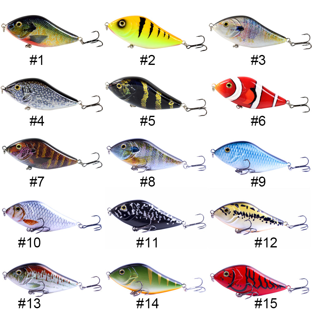 HERCULES 3.94in Jerkbait Sinking Fishing Lure Pike Lure HERCULES