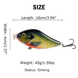 HERCULES 3.94in Jerkbait Sinking Fishing Lure Pike Lure HERCULES