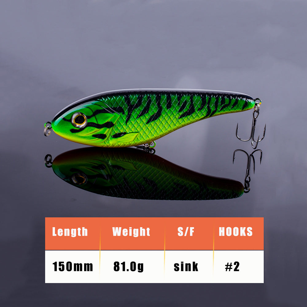 5.9" Jerkbait Sinking Fishing Lure Pike Lure HERCULES
