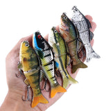 HERCULES 3.94" Multi Jointed Swimbaits Fishing Lures HERCULES