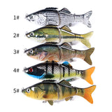 HERCULES 3.94" Multi Jointed Swimbaits Fishing Lures HERCULES