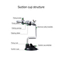 Fishing Reel Winder System Portable Aluminum Alloy Fishing Line Spooler Tackle HERCULES