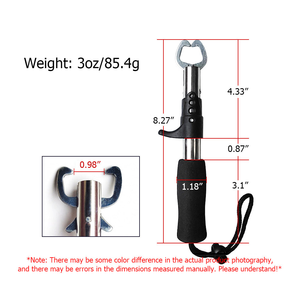 HERCULES Fish Lip Grippers with Scale and Tape Measure HERCULES