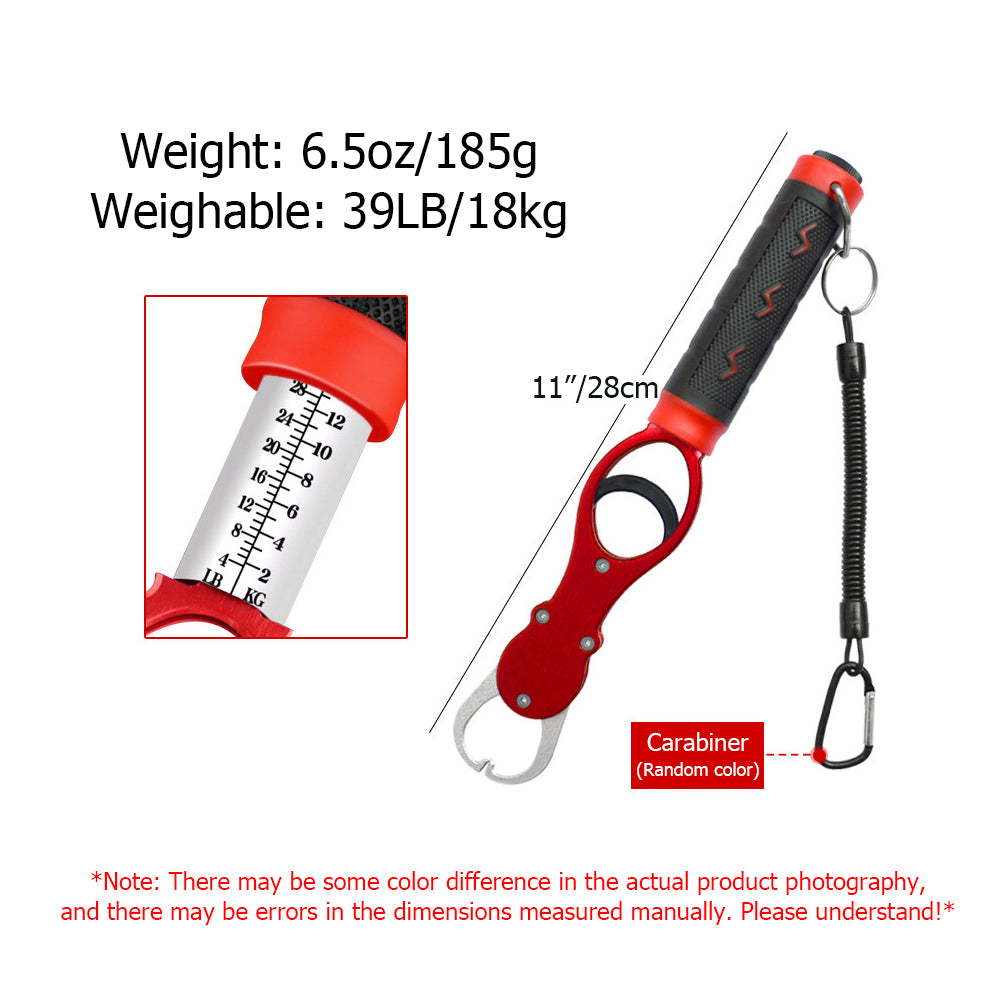 HERCULES Fish Lip Grippers with Scale and Tape Measure HERCULES