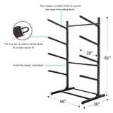 Kayak Indoor Outdoor Storage Rack, 2/3/4 Layers HERCULES