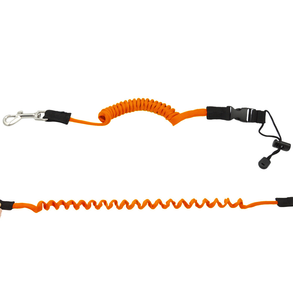 Anti-Lost Elastic Kayak Canoe Paddle Leash Coiled Lanysrds Pack of 2 HERCULES