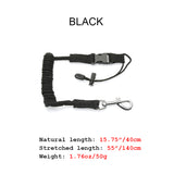 Anti-Lost Elastic Kayak Canoe Paddle Leash Coiled Lanysrds Pack of 2 HERCULES