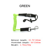 Anti-Lost Elastic Kayak Canoe Paddle Leash Coiled Lanysrds Pack of 2 HERCULES