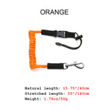 Anti-Lost Elastic Kayak Canoe Paddle Leash Coiled Lanysrds Pack of 2 HERCULES