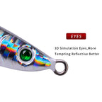 HERCULES Metal Fishing Lures 7g - 100g Luminous Metal Lures Pack of 5pcs HERCULES