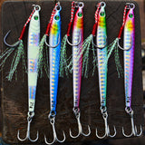 HERCULES Metal Fishing Lures 7g - 100g Luminous Metal Lures Pack of 5pcs HERCULES