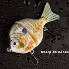 HERCULES 2-jointed Singking Lure Sunfish Lures Fishing Lure HERCULES