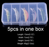 HERCULES Minnow Baits 5.5cm 5.5g Fishing Lure Box of 5PCS Hercules Fishing Tackle