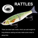 HERCULES 7" Multi-jointed Fishing Lure for Bassfishing HERCULES