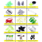 HERCULES 110 PCS Fishing Lure Tackle Box Fishing Lures Kit HERCULES