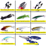 HERCULES 110 PCS Fishing Lure Tackle Box Fishing Lures Kit HERCULES