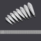 Willow-Leaf Fishing Sinkers, from 10g to 300g HERCULES
